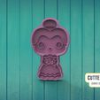 bella-m2.jpg Fichier STL Princesse Belle Princesse Belle Cookie Cutter M2・Modèle pour impression 3D à télécharger
