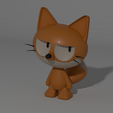 3.png Cute Fox figure 3D Printable
