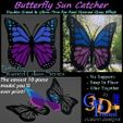 Butterfly-IMG2.jpg Multicolor Butterfly Suncatcher Lawn & Garden Art