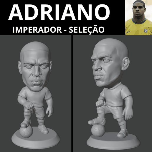 ADRIANO IMPERADOR - BRAZILIAN NATIONAL TEAM
