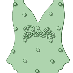 Traje-de-baño_e.png STL file Barbie cookie cutter swimsuit・Model to download and 3D print