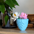 image_2023-09-15_192521628.png Free OBJ file Pot cover voxel minimalist art #PLANTERSXCULTS・3D printing idea to download