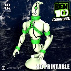 3D file Ben 10000 - fourarms 3d Print Ready Model (Articulated) 🎲・3D  printer model to download・Cults