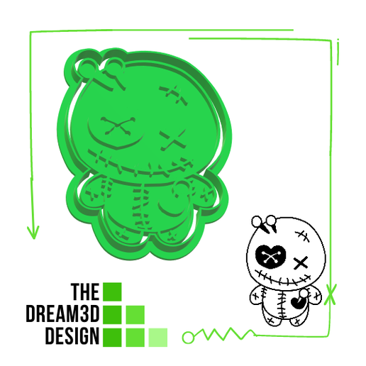 VOODOO LOVE RITES COOKIE CUTTER / COOKIE CUTTER 3D model