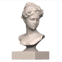 1-9.jpg STL-Datei Büste Frau・Modell für 3D-Drucker zum Herunterladen, yoda3d