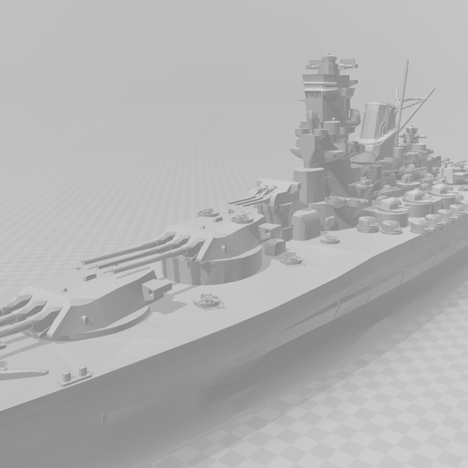 RC Scale Yamato Battleship