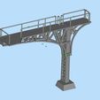 4.jpg Double Track Cantilever signal bridge for scale model trains