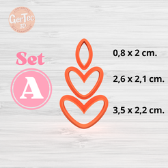SET_A.png STL file COOKIE CUTTER SHEET / COOKIE CUTTER SHEET・3D printable design to download