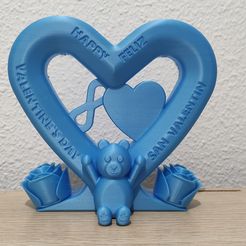 1675451384518.jpg Fichier STL Cœur du cadeau de la Saint-Valentin / Corazón de San Valentin・Modèle pour imprimante 3D à télécharger