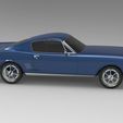 3.jpg 1967 Ford Mustang  Nurbs and 3D Printable