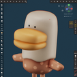 IMG_0099.png Super cute big month standing duck