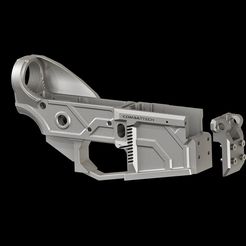 Lower2P-CT-006.jpg STL file AR-15 Lower 2 pieces・3D printable model to download