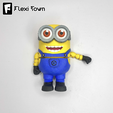 Flexi-Town-Bob-the-Minion,-I2.png Flexi Bob the Minion, Minions Collection, Articulated fidget figure, 3mf included
