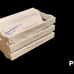 PhotoRoom-20220124_102853.png Download STL file Apple crate Wine Crate business card holder • 3D printable design, LMDesigns