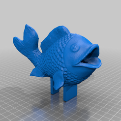 Fish_fountain_v1.png Download free STL file Fish fountain • 3D printable model, questpact