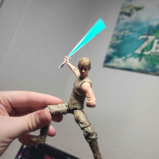 1/12 sh figuarts & black series starwars lightsaber effect 3D model