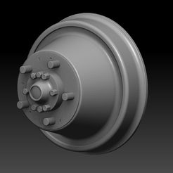 AC35011_01.1-02.jpg STL file WC51 FRONT AND REAR HUB・3D printing idea to download, allinresine