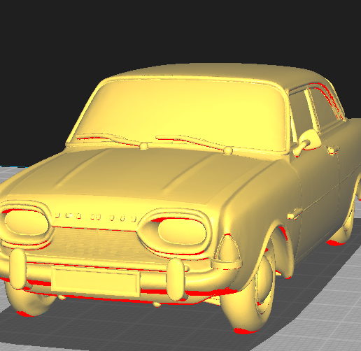 Ford Taunus P3 - 3D Decorative Model