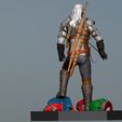 Preview07.jpg Geralt vs The Crones The Witcher 3 - Henry Cavill Version 3D print model