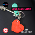3.png Love keychain