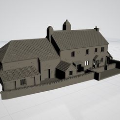 FarmGeom1.jpg Archivo STL Devon Farmhouse 'N' gauge・Plan de impresión en 3D para descargar