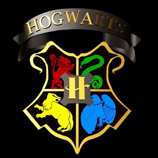 Download STL file HOGWARTS EMBLEM • 3D printing object ・ Cults