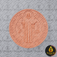 ARG-6.png Saint Benedict Medal Gold Religious