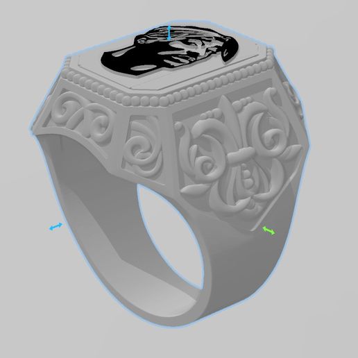 TUPAC RING 3D model