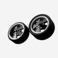 BRM2-Wheel-v152.png KIT DE RODAS BRM2 PARA MODELOS 1/24 - 1/25 - VW Bugs