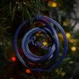 rokas.jpg Christmas tree toy - Personalized name - 3D gyroscope