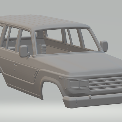 toyota land cruiser j60 1987 3D model