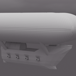 side_grey_background.png Free 3D file Double Balloon Blimp・3D printing design to download, RedFoot