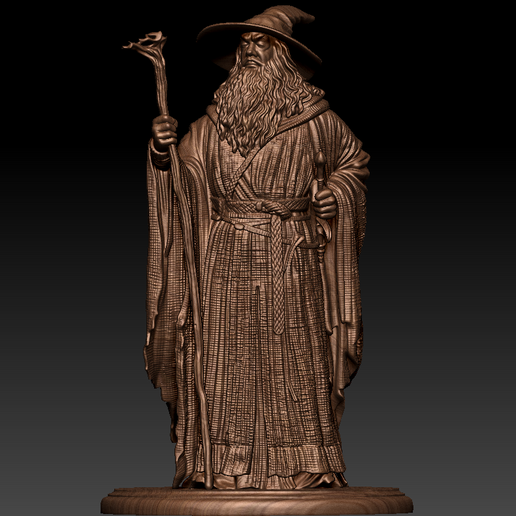 LOTR - statue of Gandalf