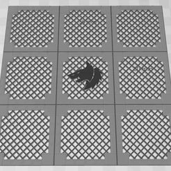 sw.jpg 3D-Datei Space Wolves Grate Floor Tile・Modell für 3D-Drucker zum Herunterladen, JayMull420