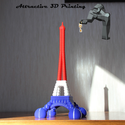 TOUR-EIFFEL-PNG.png STL-Datei EIFFELTURM EINZIGARTIGES DESIGN・3D-druckbare Vorlage zum herunterladen