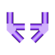 roof end.stl Framing fittings for 1/2" conduit