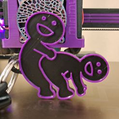 20230621_104957.jpg Free 3D file Fookies Keychain・3D printing template to download