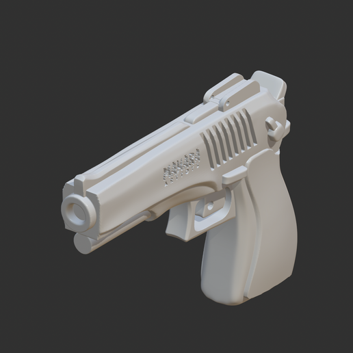 🔫 Gun・ OBJ File for 3D printing・Cults