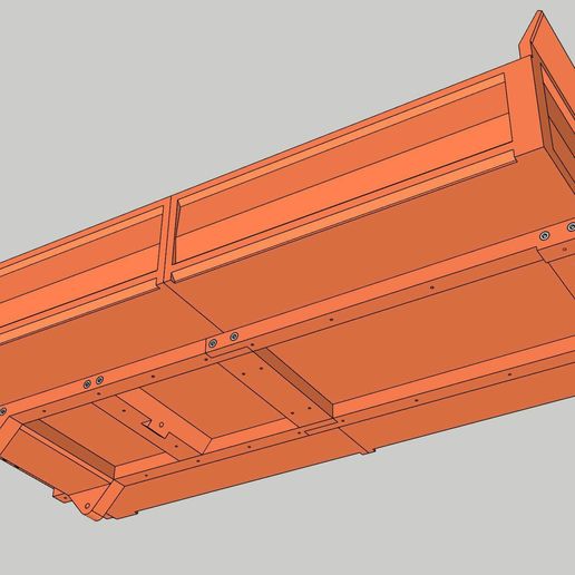🚚 Tipping skip for RC truck CT190・ 3D File for 3D printing・Cults