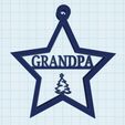 GRANDPA.jpg CHRISTMAS TREE ORNAMENT WITH THE WORD "GRANDPA". CHRISTMAS TREE ORNAMENT WITH THE WORD "GRANDPA".