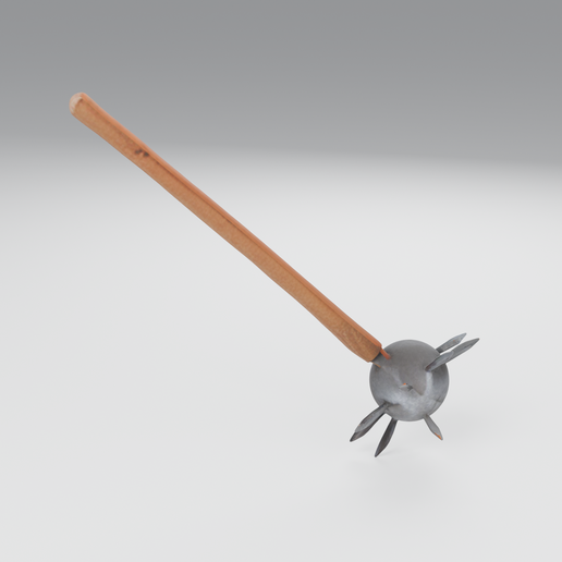 Flanged Mace - Fantasy RPG Prop