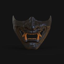 untitled.215.jpg Oni hannya samurai mask 3D print model