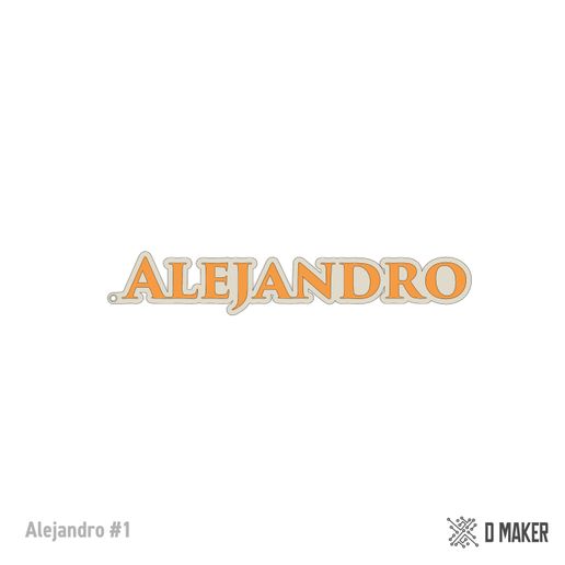 Alejandro Keyring 3D model
