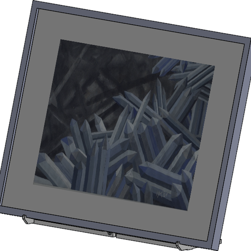 Picture Stand 1 (Bildständer 1) - 3D model önizlemesi