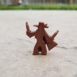 Featherhat Femme 2x dags.jpg STL file Featherhat Femme With Two Daggers・3D printable model to download