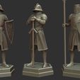 20.jpg Medieval Chess Set - 3d Print Model