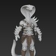 Anthropomorphic-Cobra-13.jpg Anthropomorphic Cobra Warrior Snake Man 3D Print File