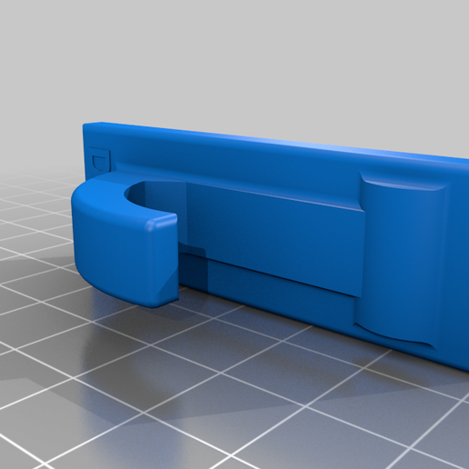 Racking keyhole coat hook - Rapid 1 system tight fit 3D model