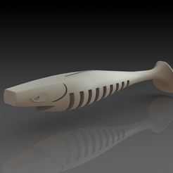 1.jpg Replica Pig Shad 6 inches snd mold 3D printable model