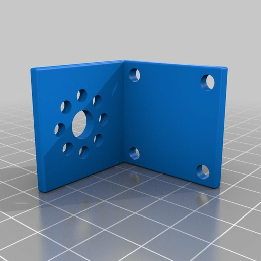 Modern Robotics sensor mount for Tetrix - 3D model önizlemesi